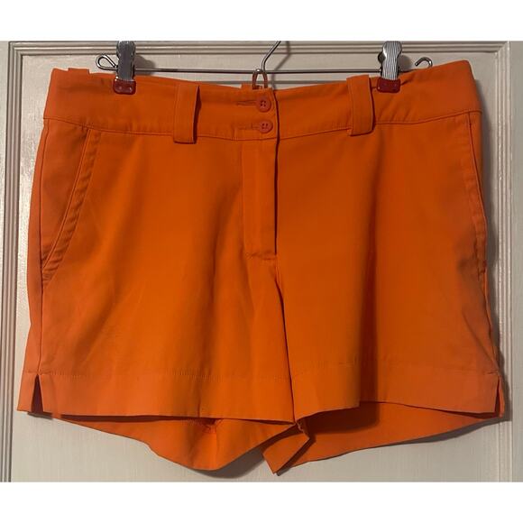 Nike golf women’s coral 4” dri-fit shorts athletic size 6 - Picture 1 of 4